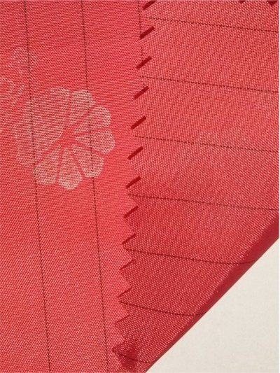 XA-GDLD  JLFJD04-14A  防靜電系列   210T 國旗紅防靜電綢(軋花) 側面照